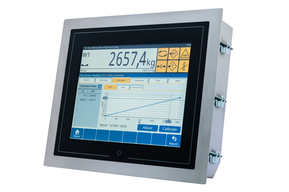 SysTec IT9 panel-mount weighing indicator